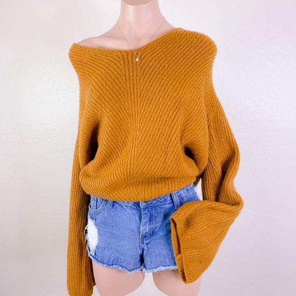 Gibson Latimer Sweaters | Gibson Latimer Pumpkin Oversized Chunky Sweater Xl | Poshmark